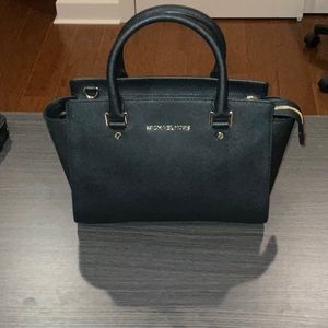 Michael Kors Black Satchel with Shoulder Strap